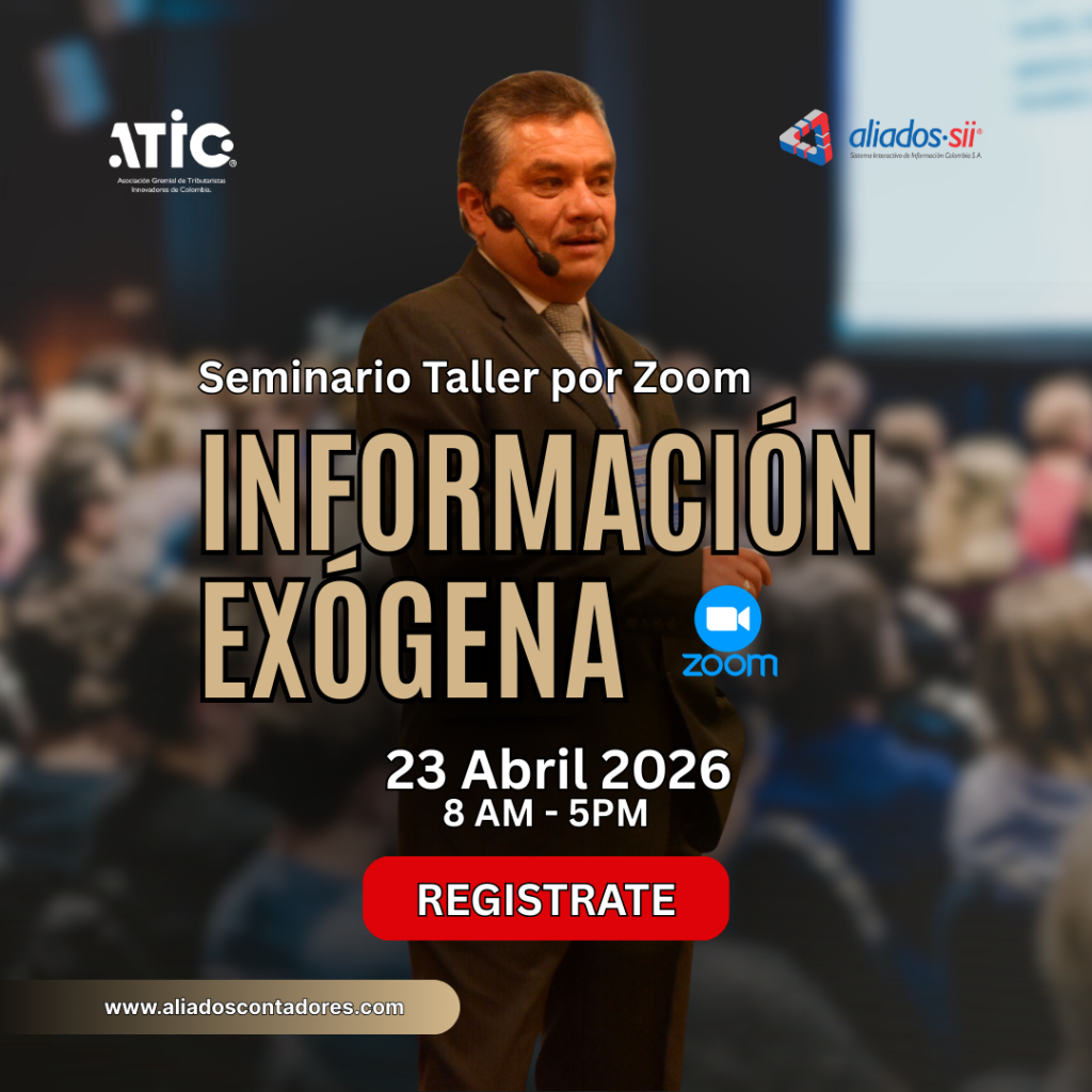 Taller exogena 2026 aliados sii Atic