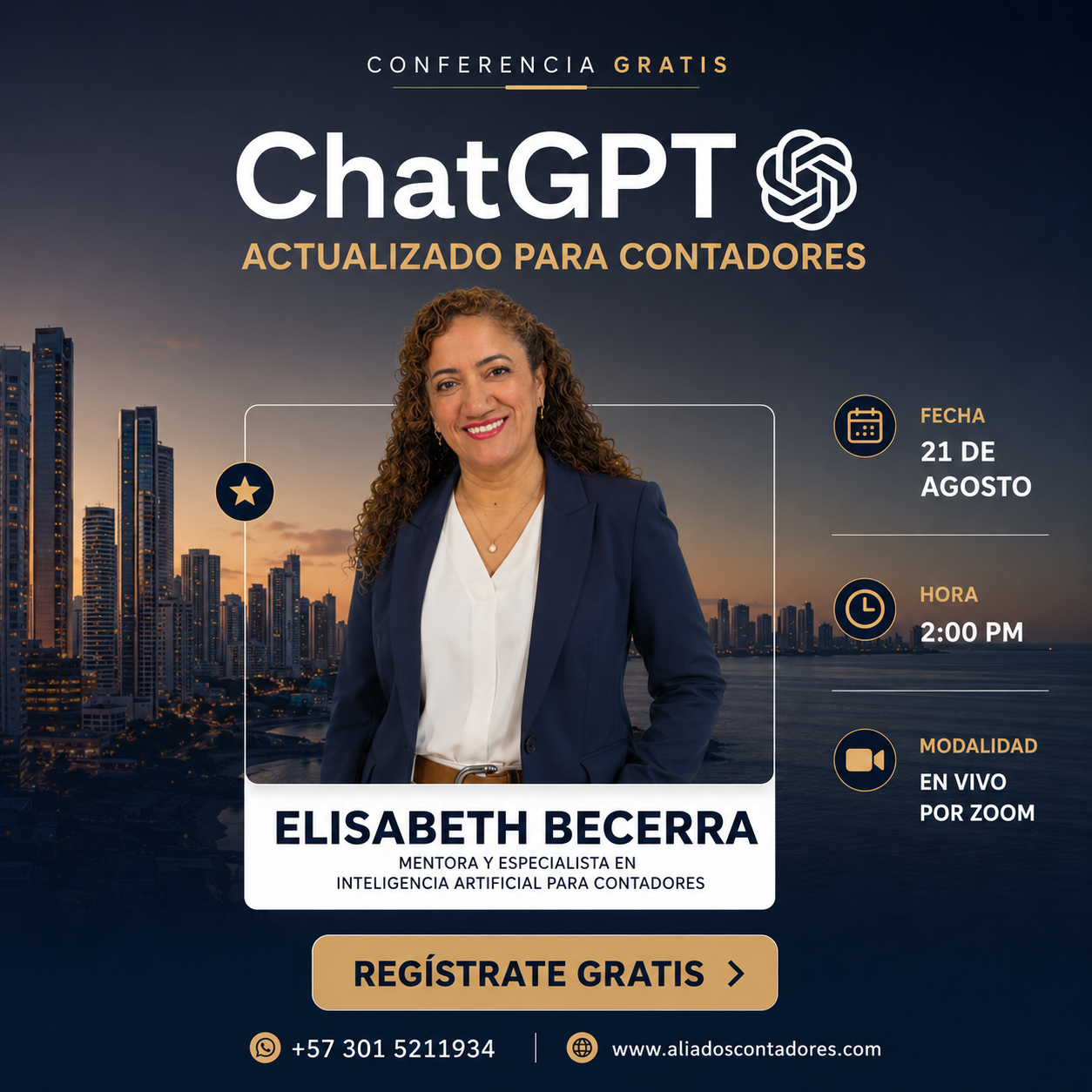 ChatGpt actualizado para contadores - Viernes 21 de agosto, 2:00 p.m.