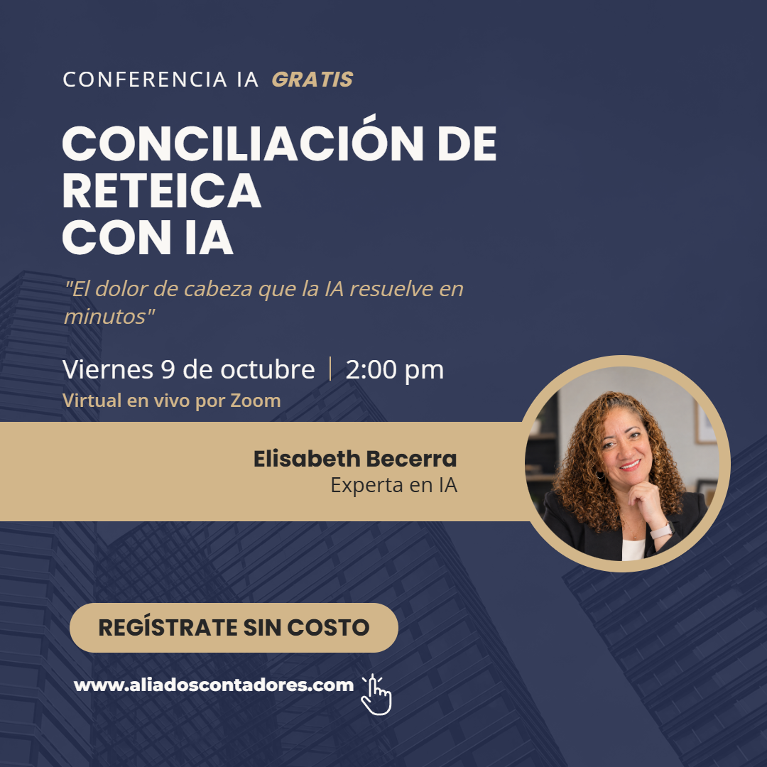 Conciliación de RETEICA con IA - Viernes 9 de octubre, 2:00 p.m.